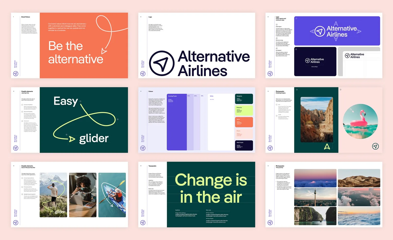 Alternative Airlines brand identity design by Lantern (2)