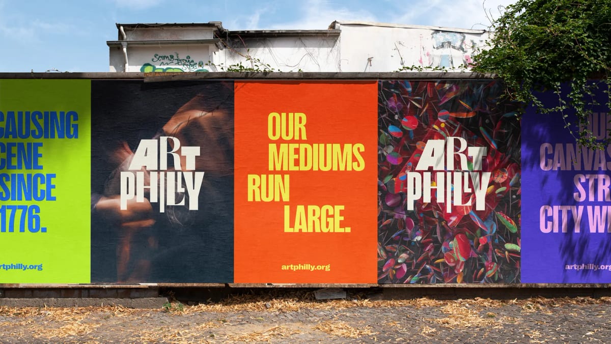 ArtPhilly brand identity by J2