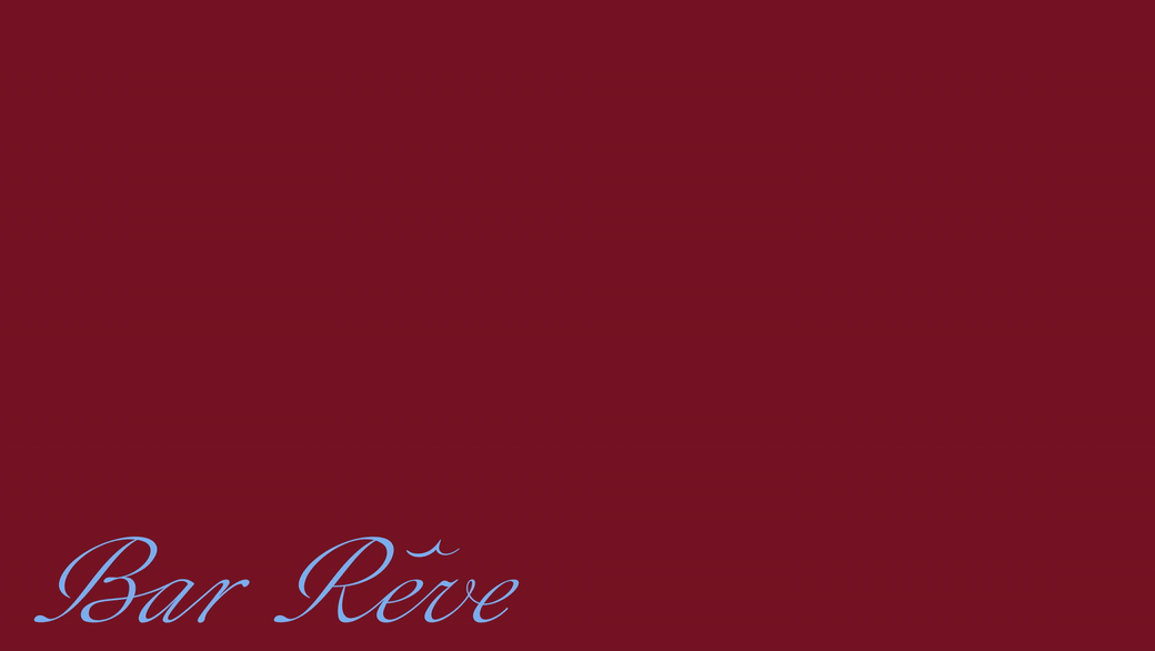 Bar Rêve brand identity by DutchScot