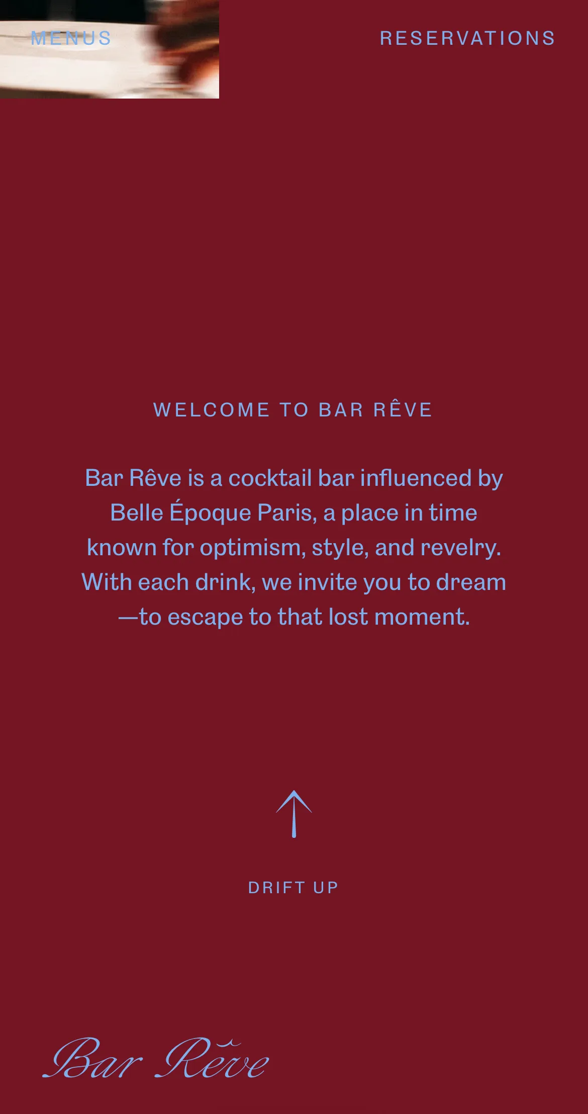 Bar Rêve brand identity by DutchScot