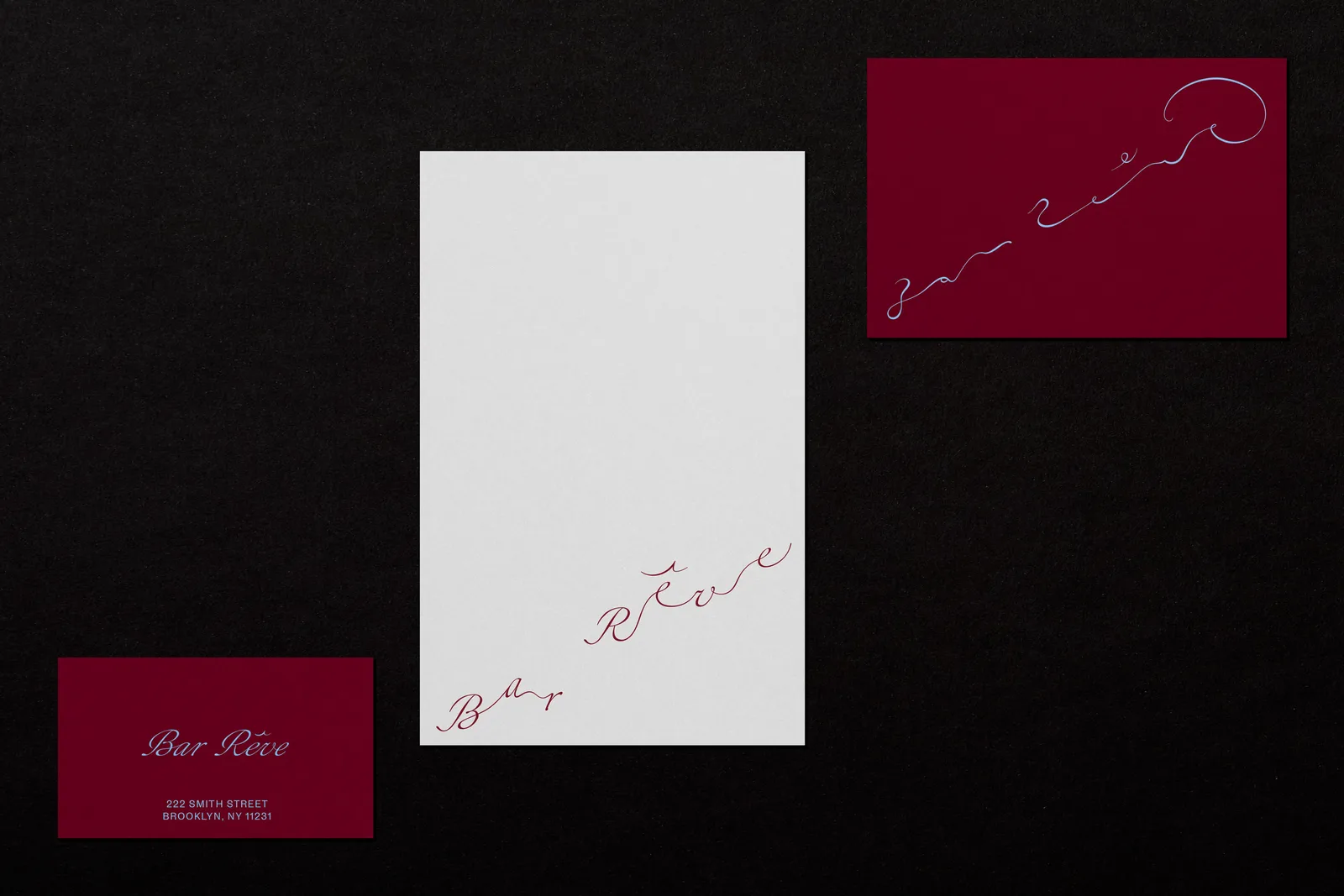Bar Rêve brand identity by DutchScot