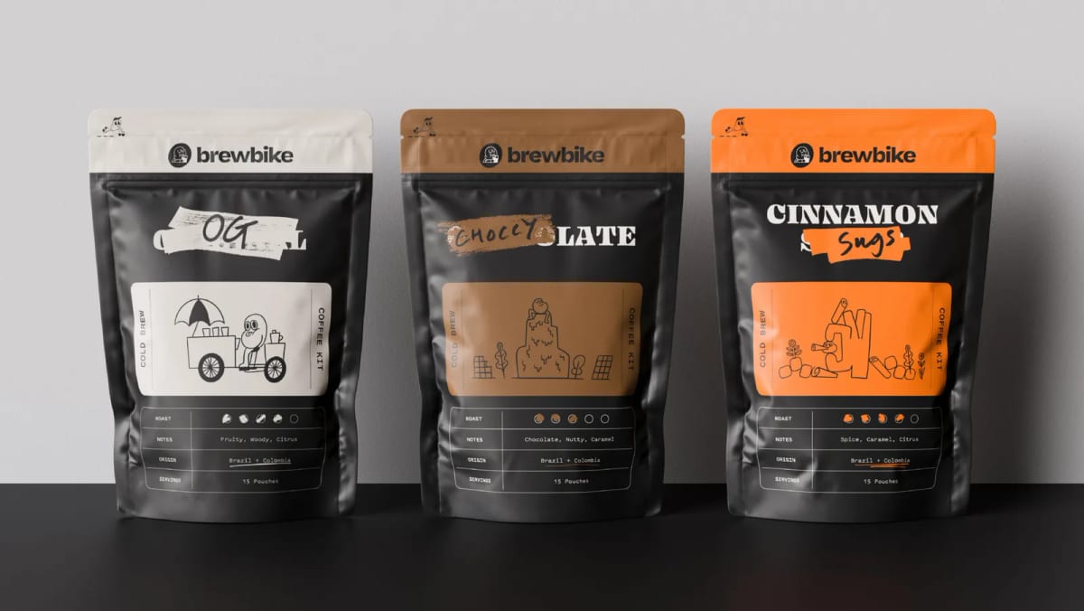 BrewBike brand identity by Koto