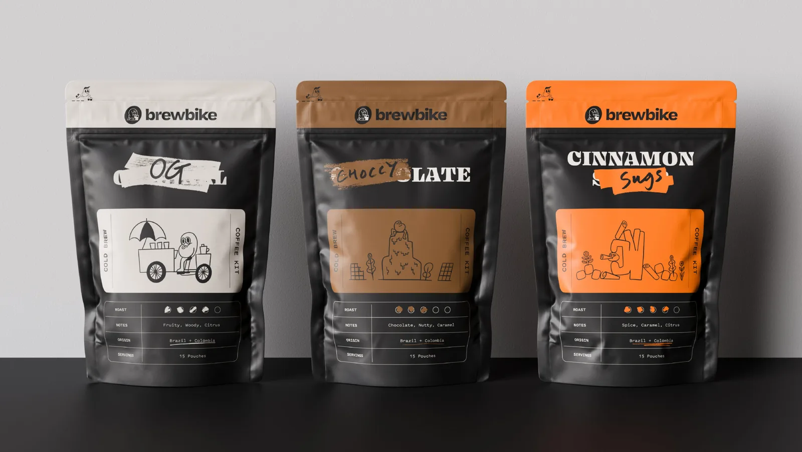BrewBike brand identity by Koto