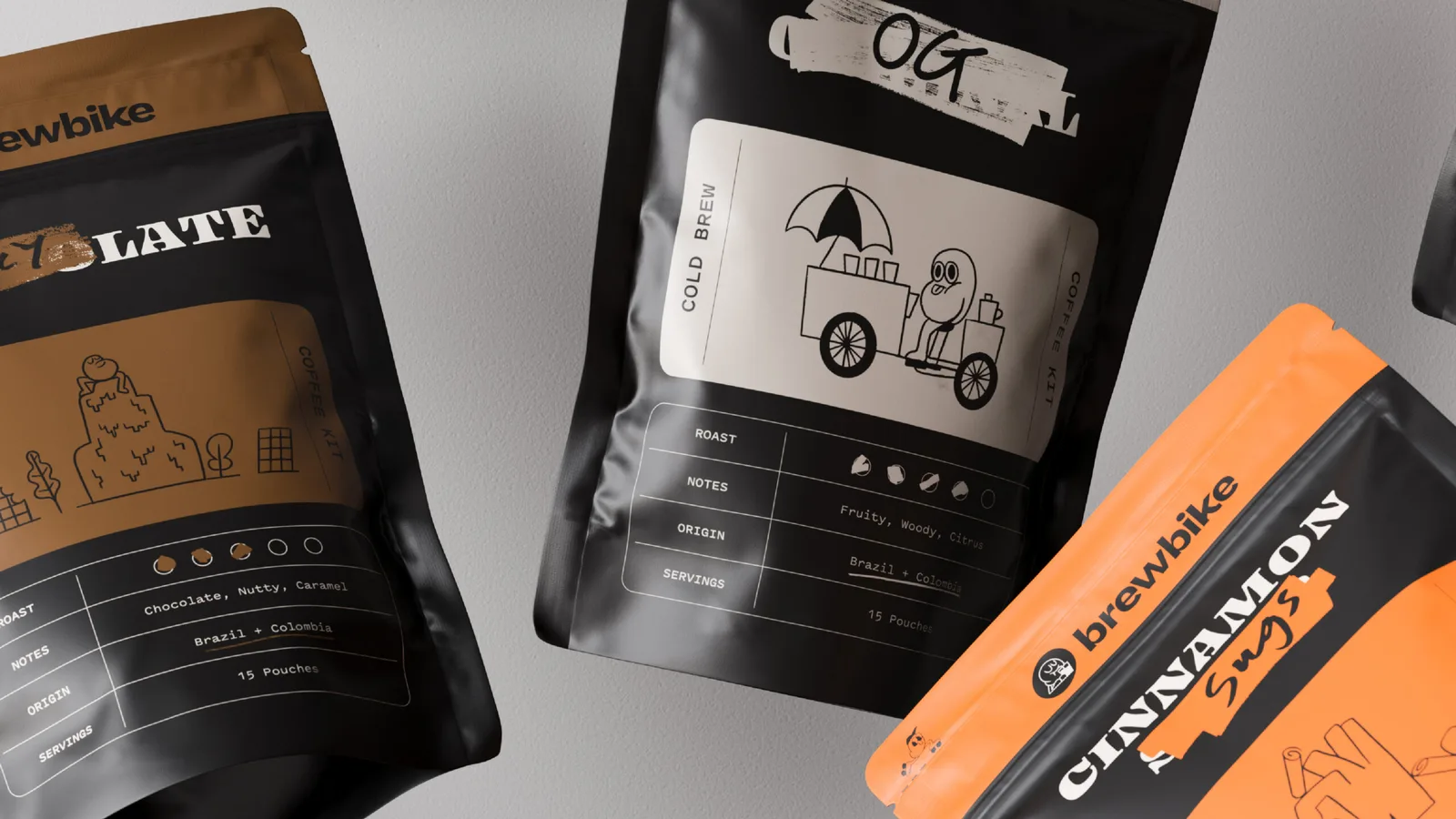 BrewBike brand identity by Koto