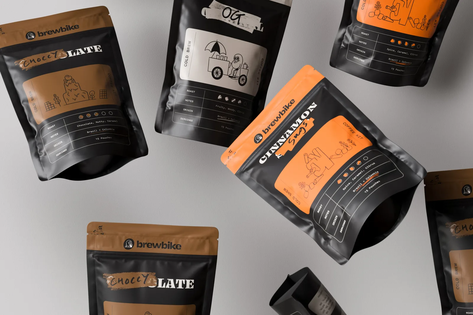 BrewBike brand identity by Koto