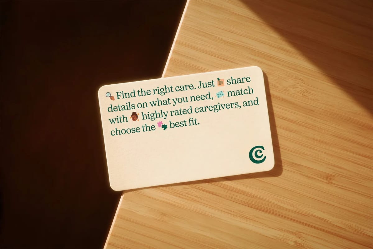 Care.com brand identity by Manual