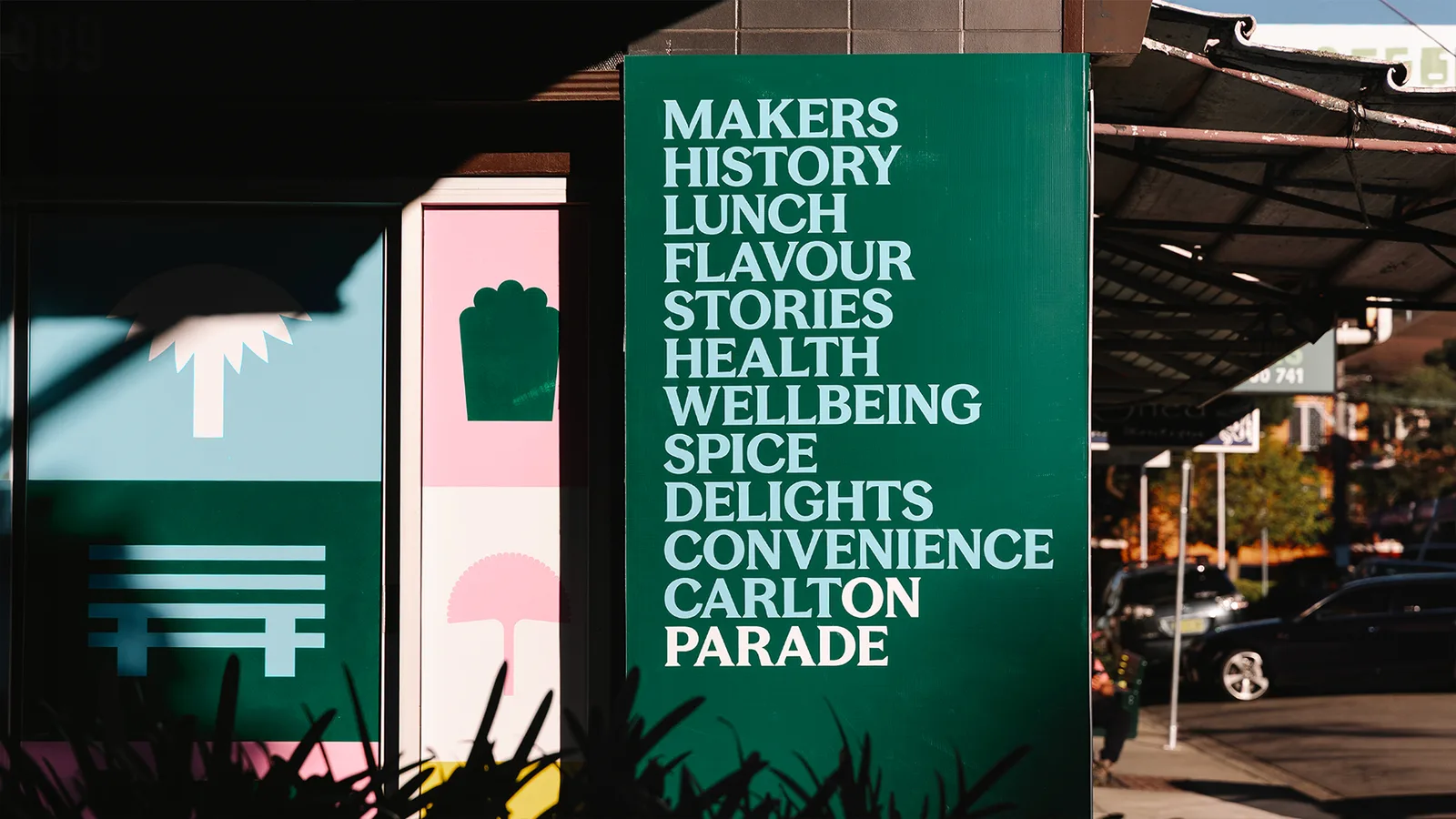 Carlton Parade placemaking identity by Frost* for Bayside Council