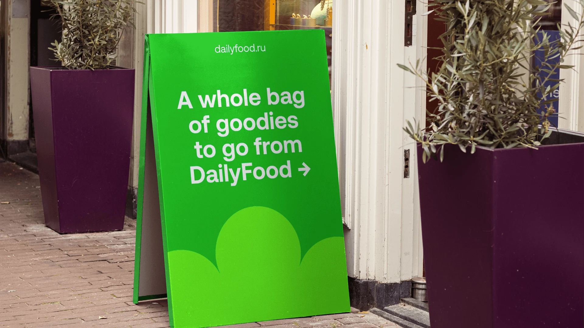 DailyFood A-board: A whole bag of goodies to go from DailyFood