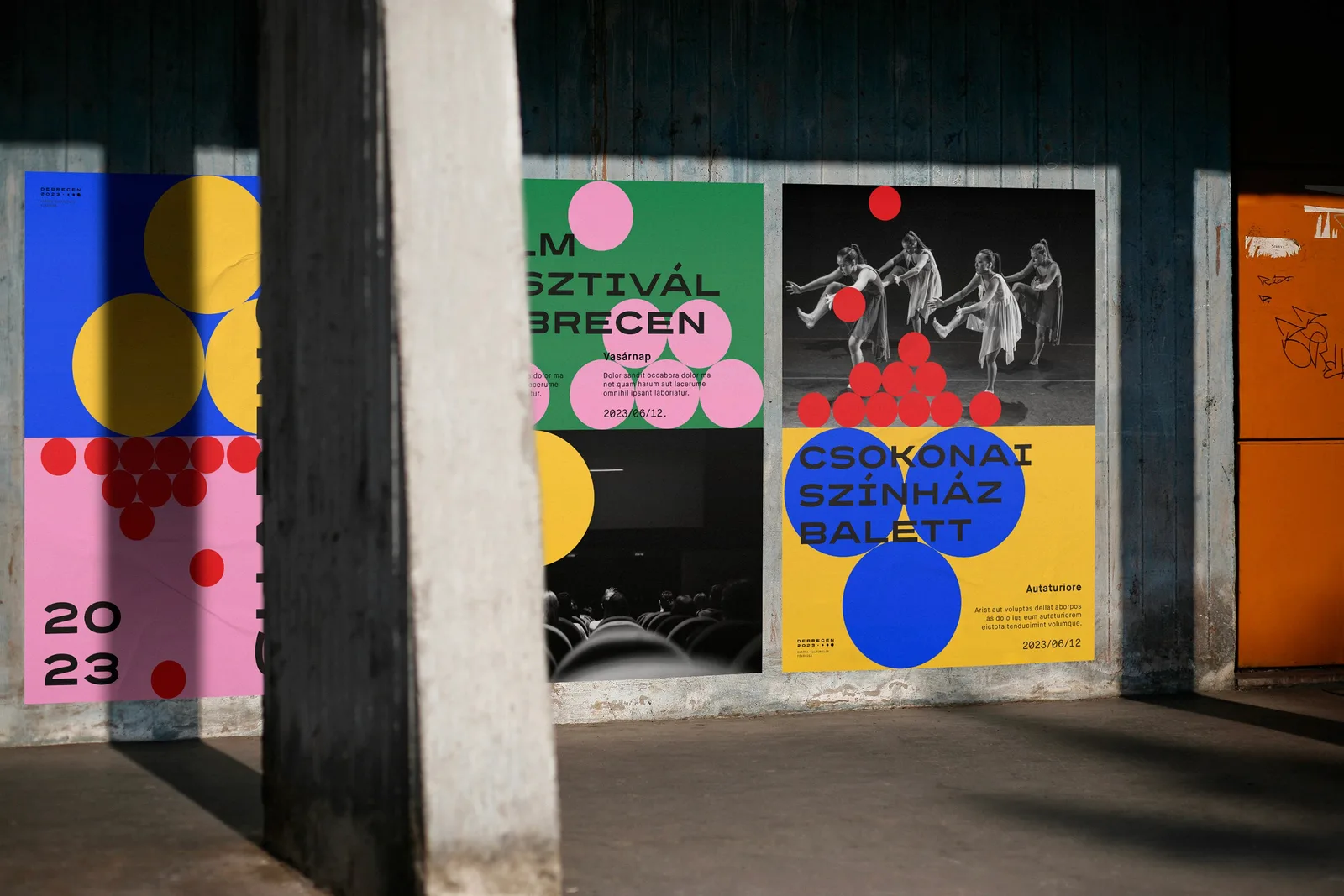 Debrecen 2023 brand identity design by Classmate Studio (7)