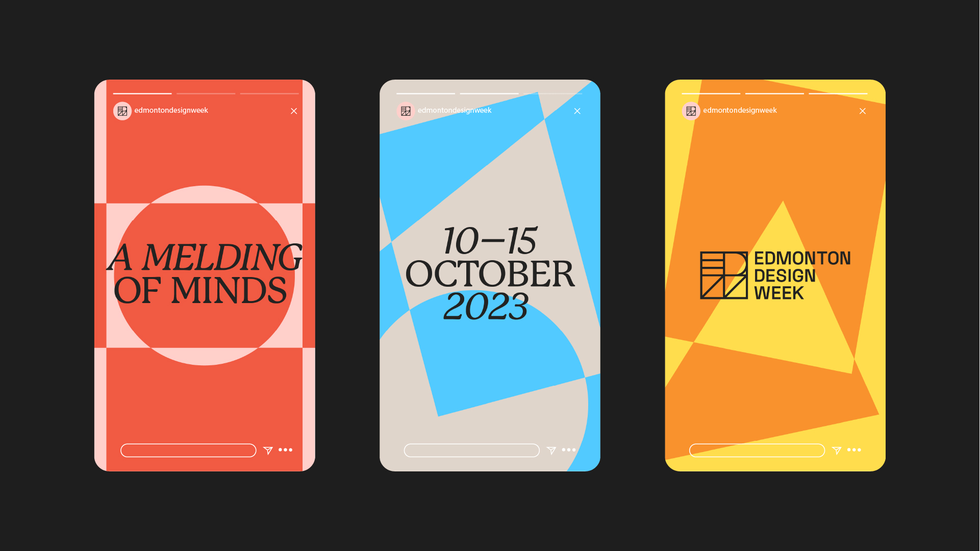 Edmonton Design Week 2023 brand identity design by Fella (4)