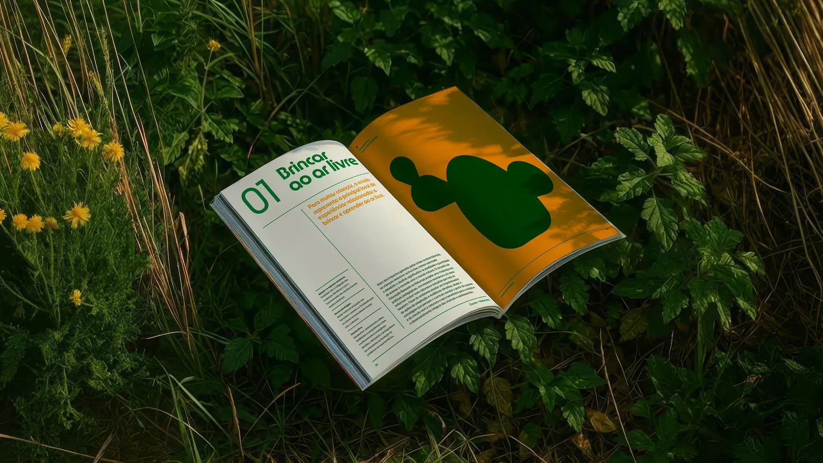 Escola + Natureza identity by Polar for Instituto Alana