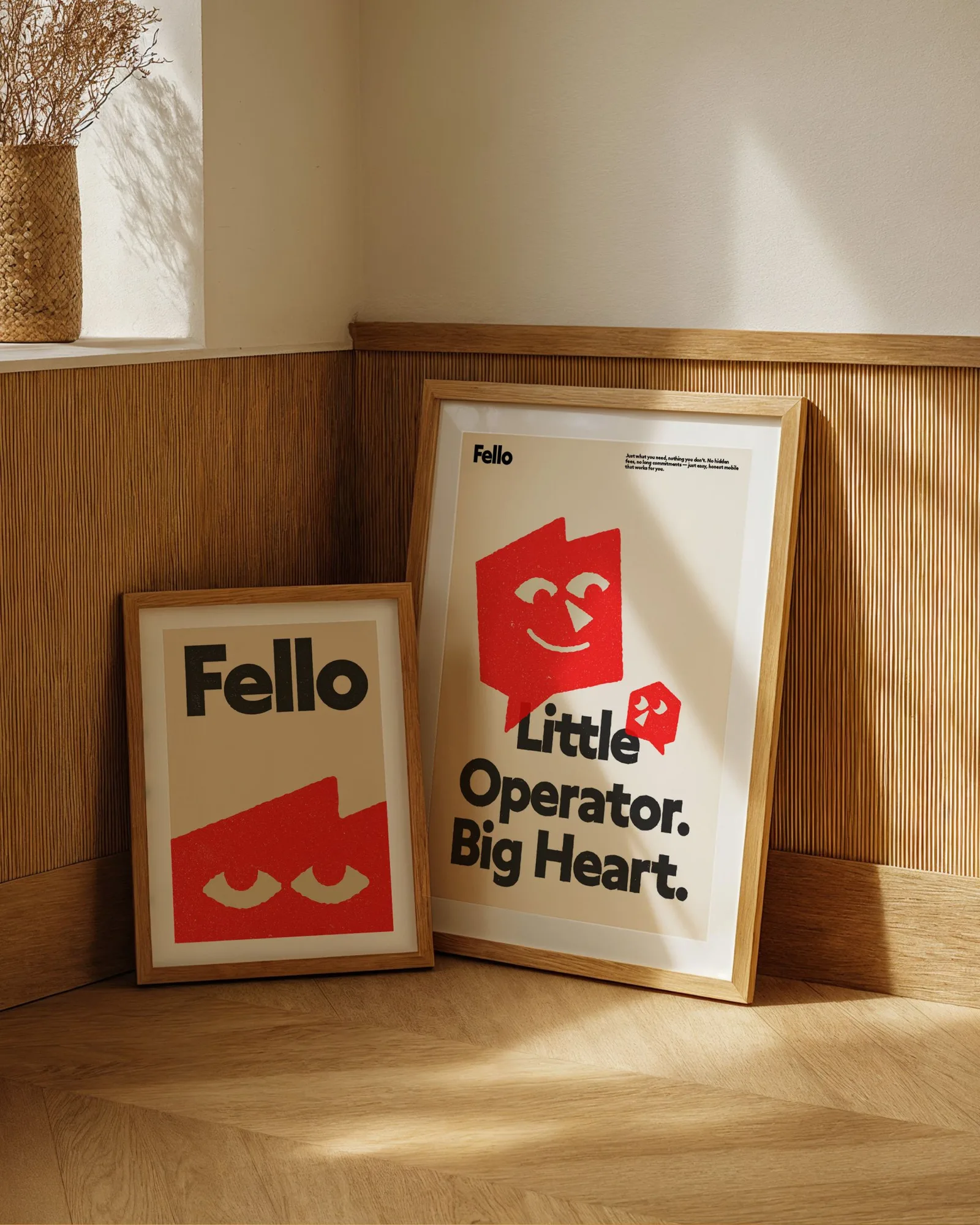 Fello brand identity by Bold Scandinavia for the Swedish mobile carrier