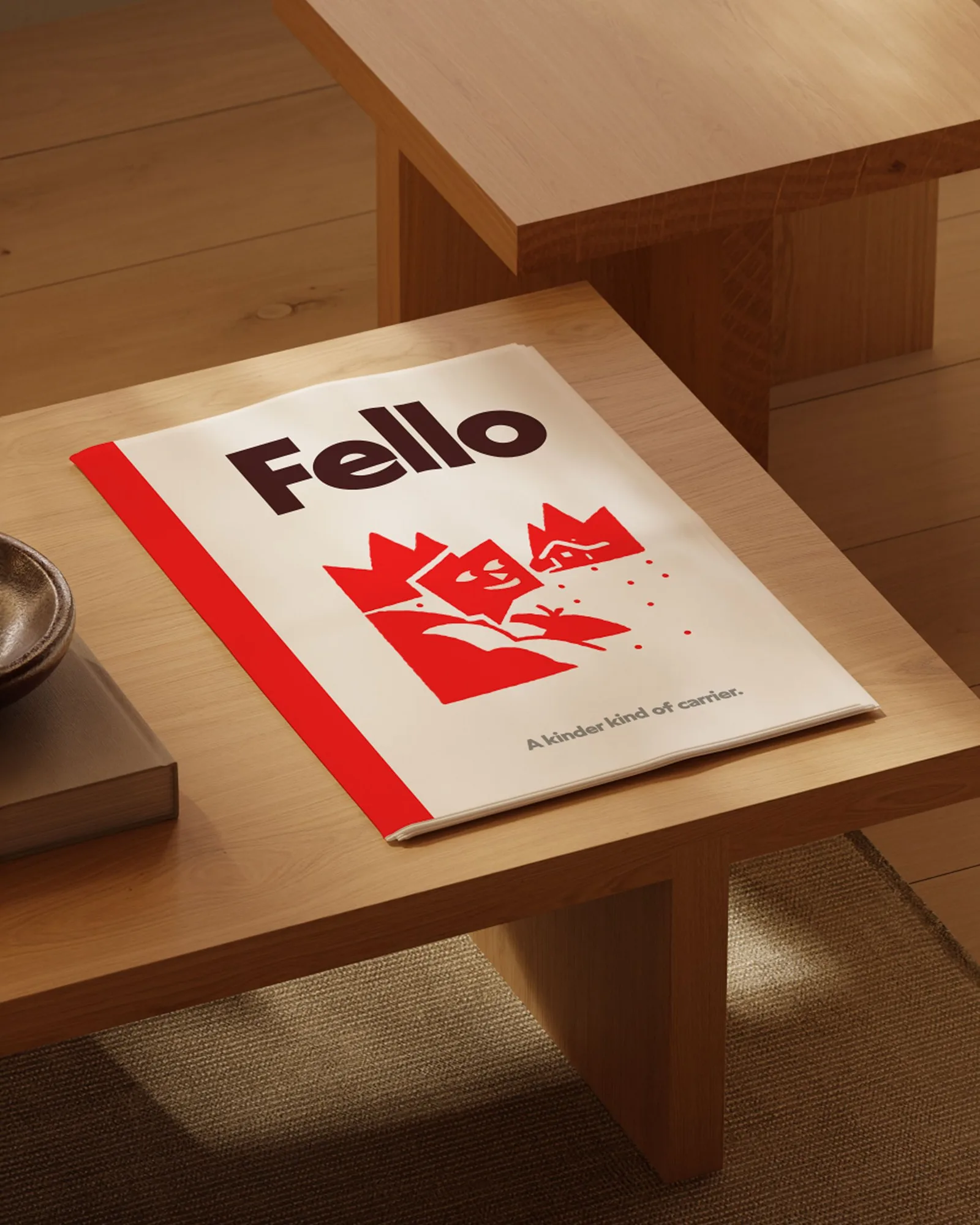 Fello brand identity by Bold Scandinavia for the Swedish mobile carrier