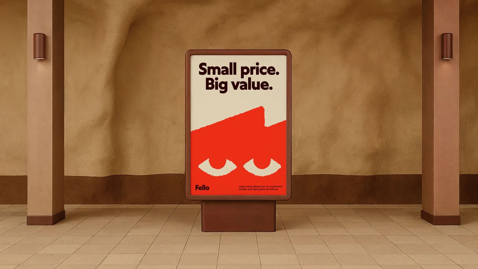 Fello brand identity by Bold Scandinavia for the Swedish mobile carrier