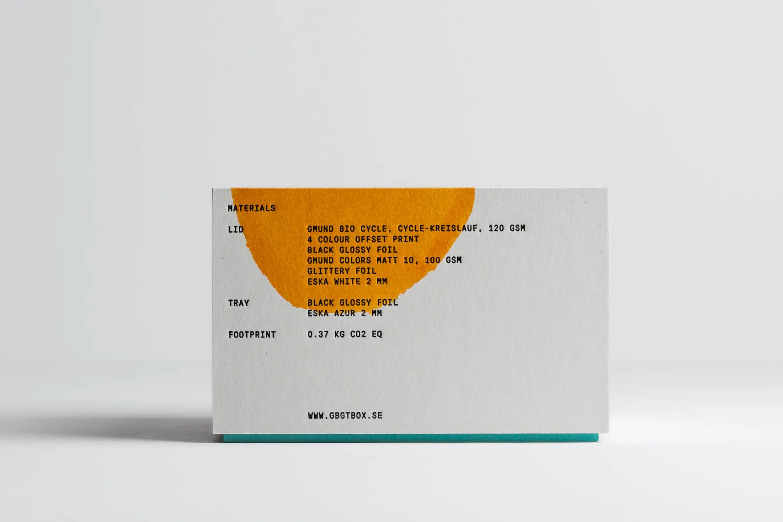 GBGT Box 'A Lovely Atmosphere' packaging by Bedow