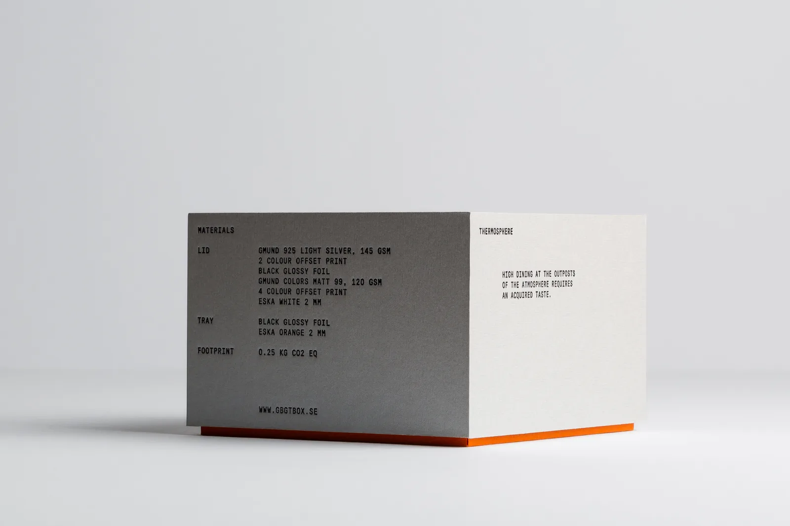GBGT Box 'A Lovely Atmosphere' packaging by Bedow