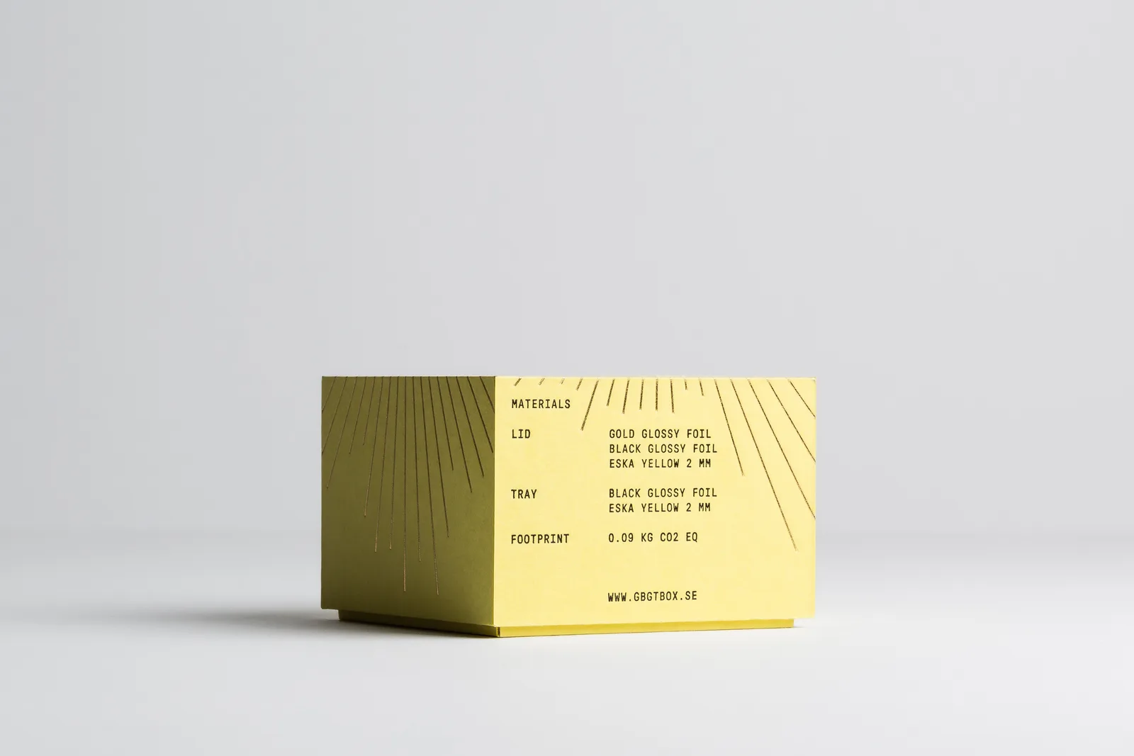 GBGT Box 'A Lovely Atmosphere' packaging by Bedow