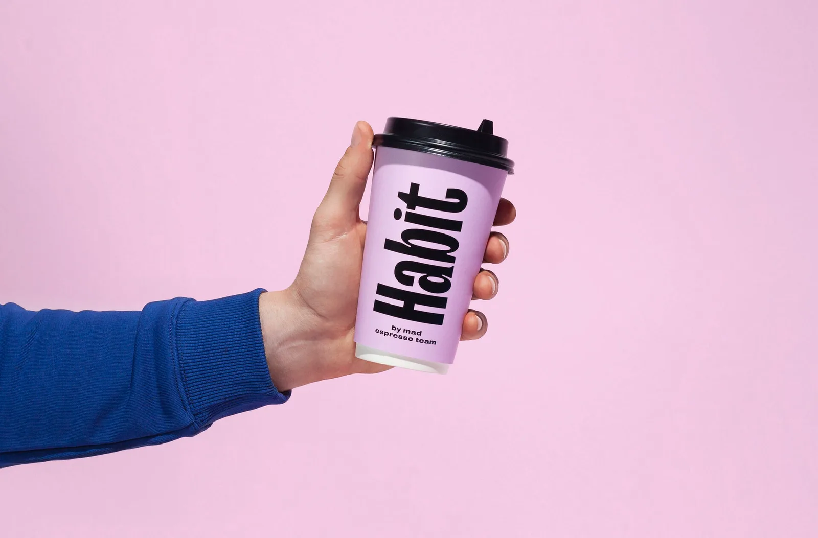 Habit Coffee brand identity design by F61 Agency