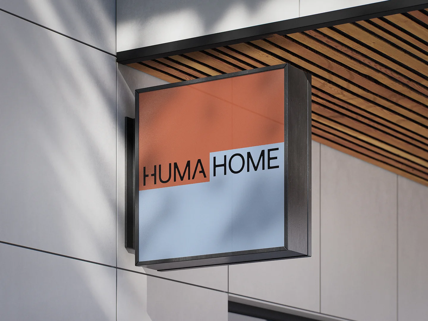 HumaHome real estate agency brand identity by Kidults