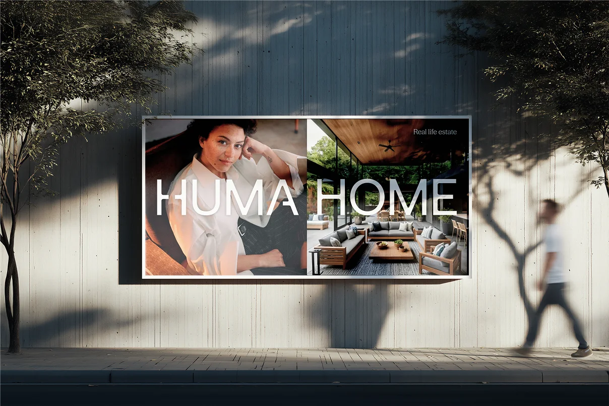 HumaHome brand identity by Kidults
