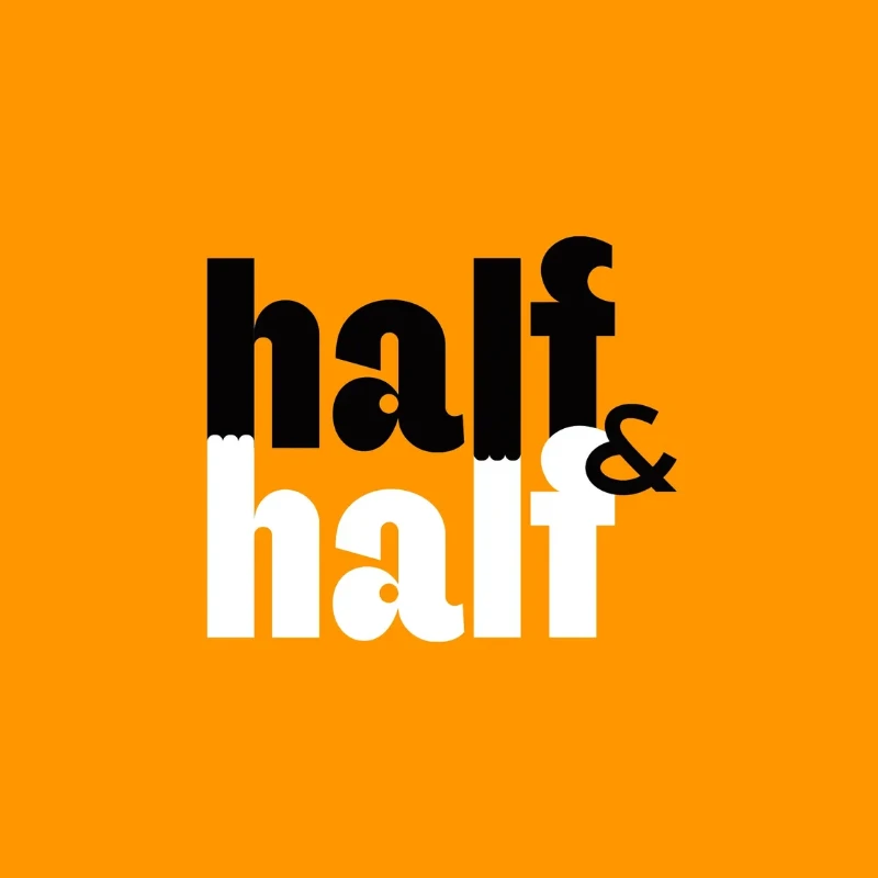 Half & Half logo by Dozen Agency