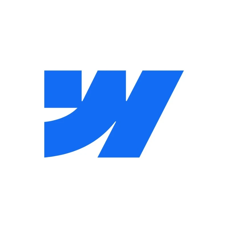 Webflow Logo brand identity by Webflow in-house team - Visual 0