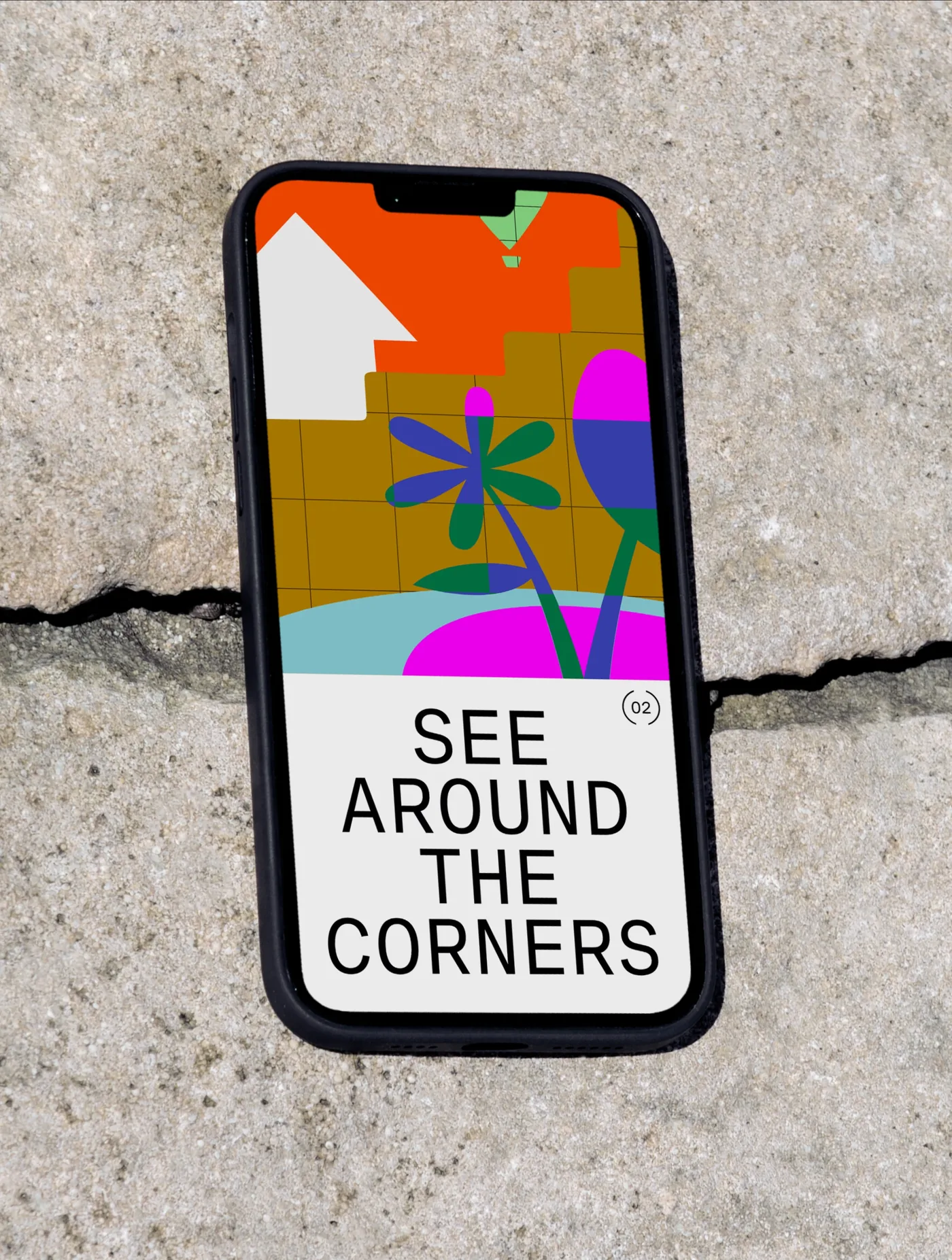 Phone poster: See around the corners