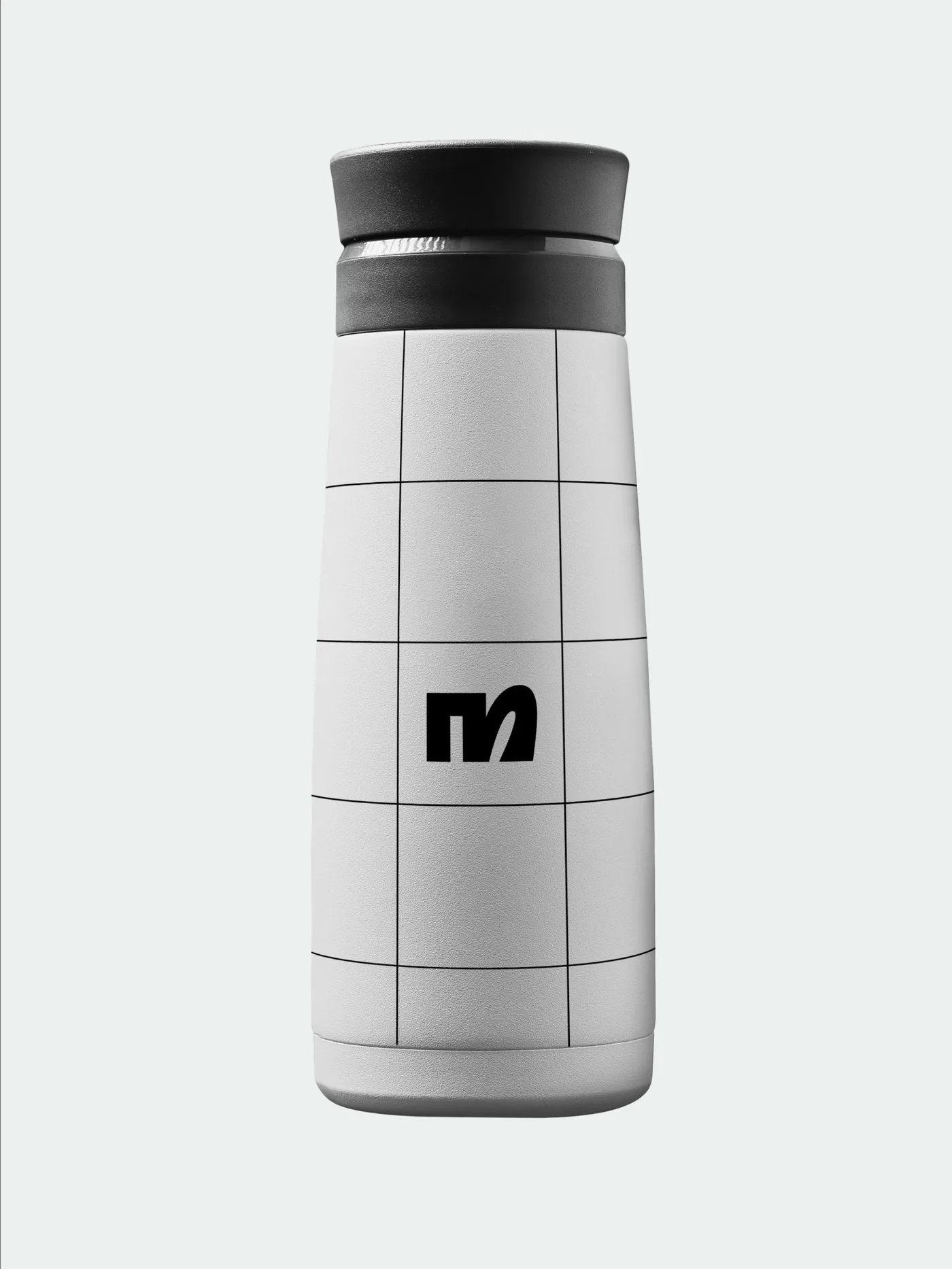 Water bottle with the M monogram