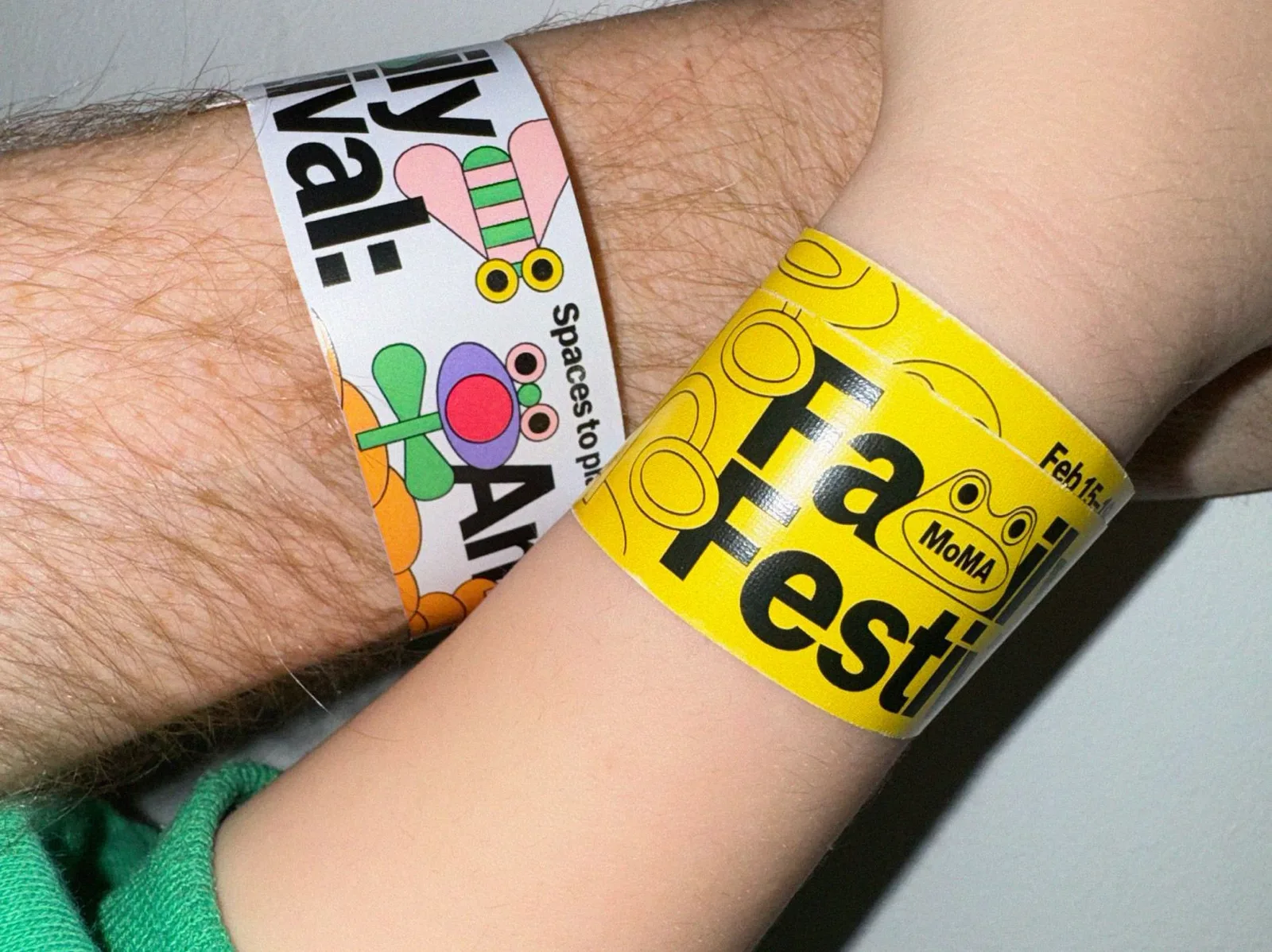 MoMA Family Festival identity by Little Troop