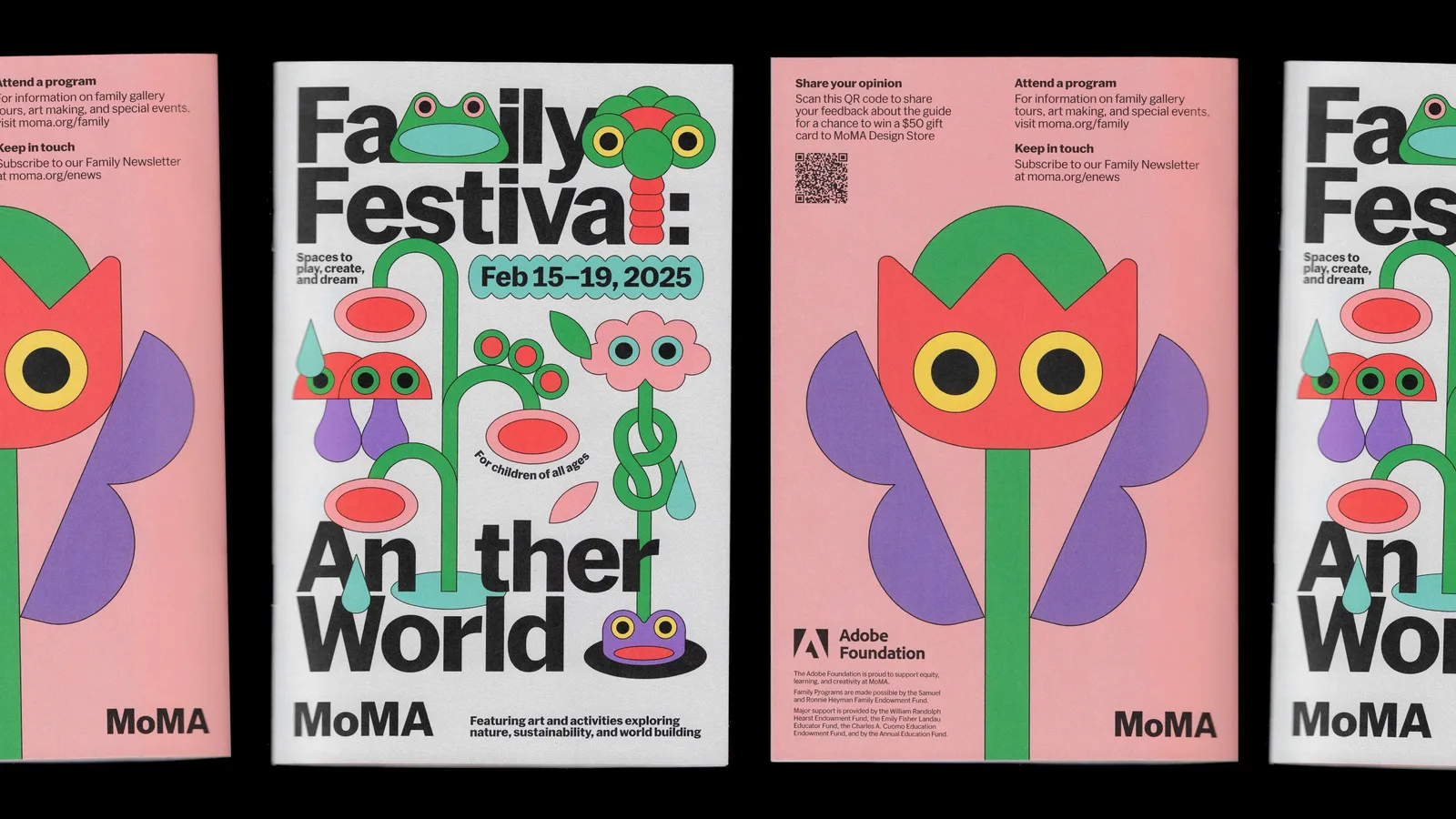MoMA Family Festival out-of-home campaign in New York by Little Troop
