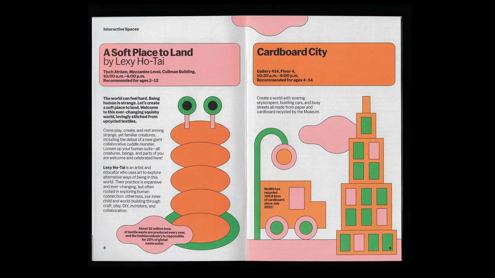 MoMA Family Festival out-of-home campaign in New York by Little Troop