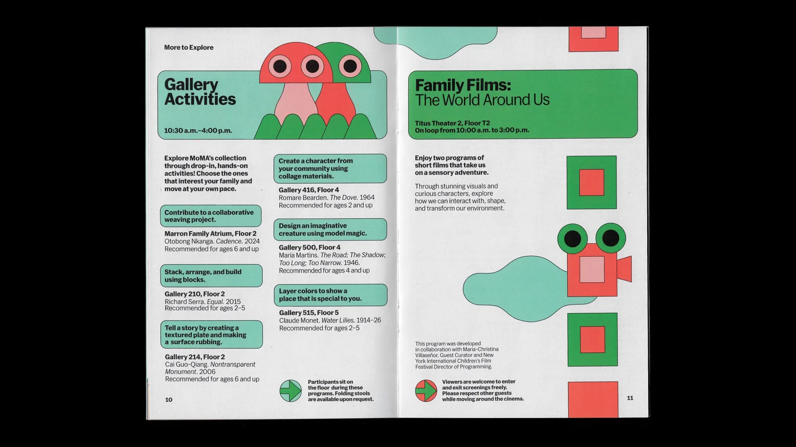 MoMA Family Festival out-of-home campaign in New York by Little Troop