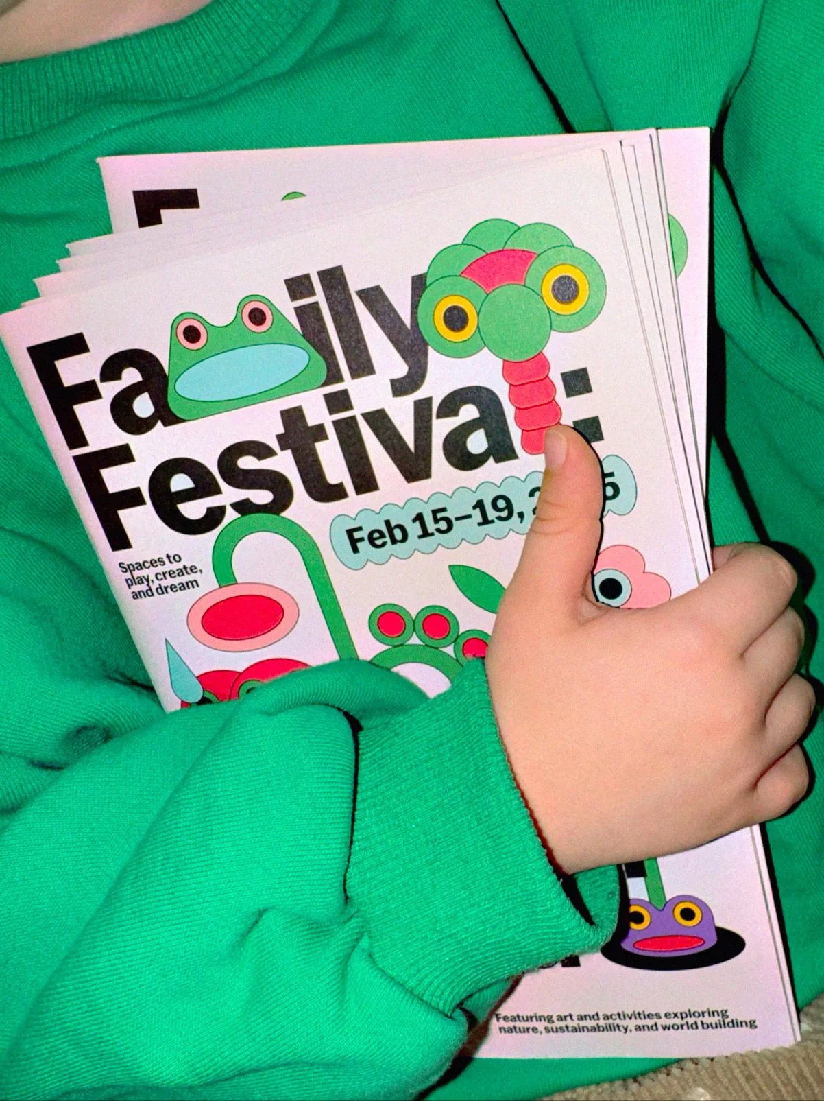 MoMA Family Festival identity by Little Troop