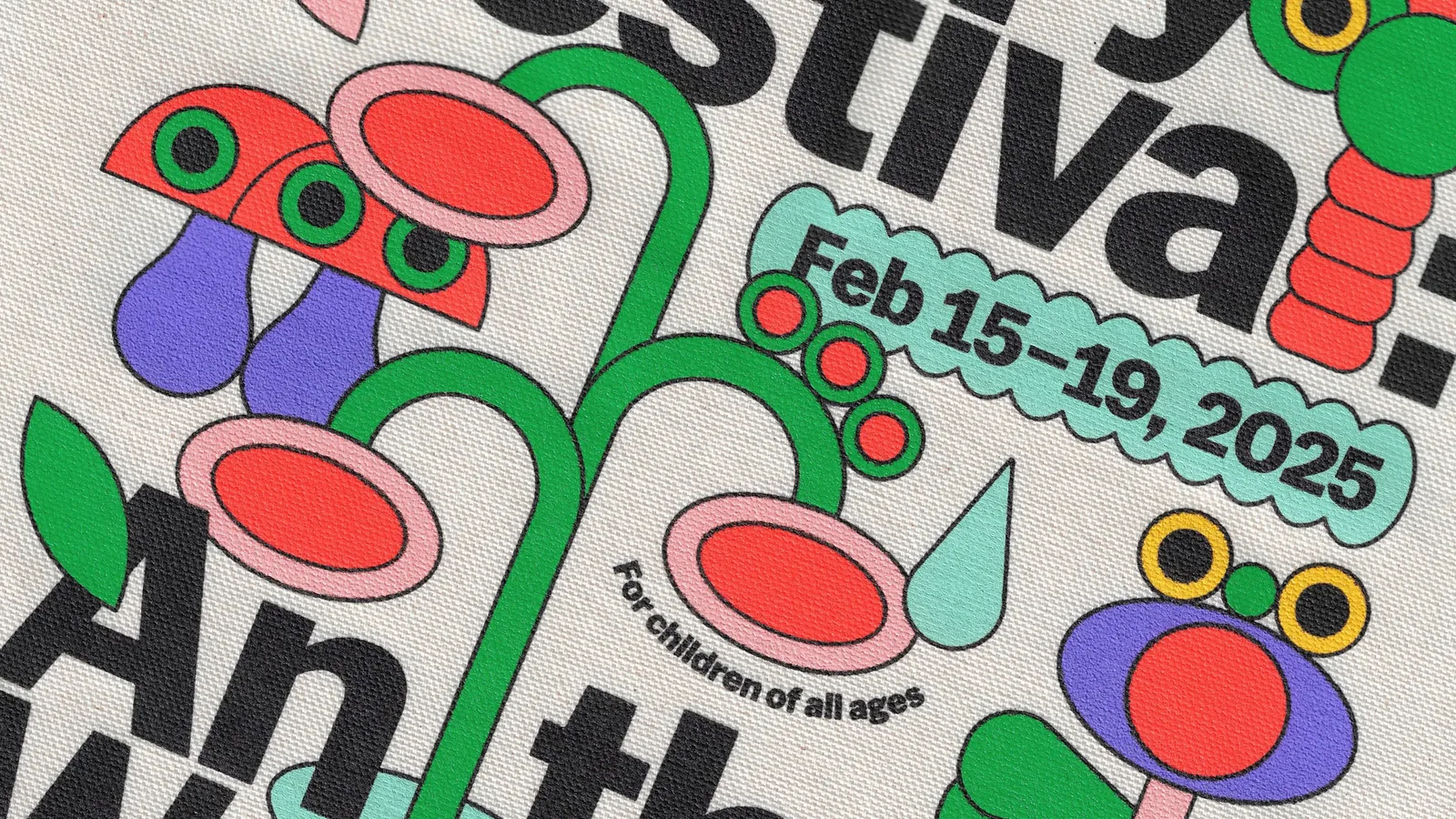 MoMA Family Festival identity by Little Troop
