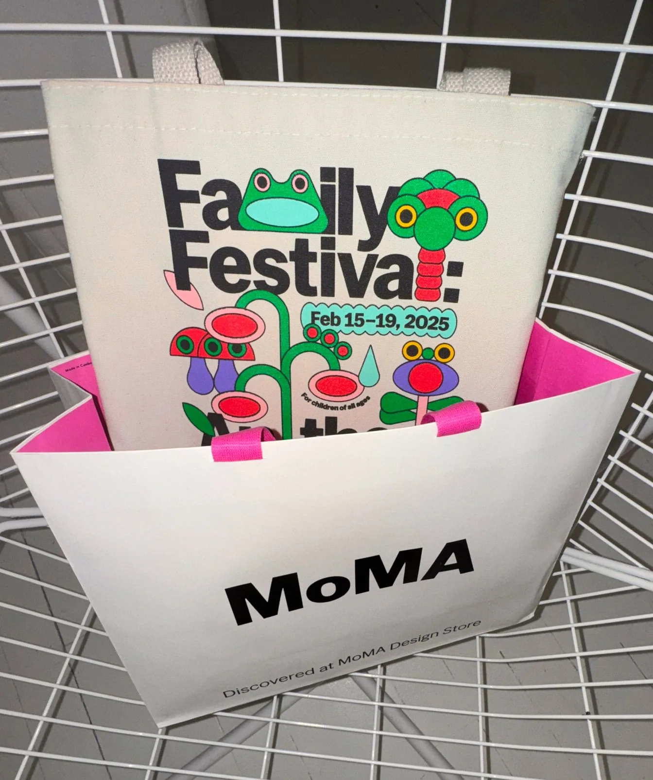 MoMA Family Festival identity by Little Troop