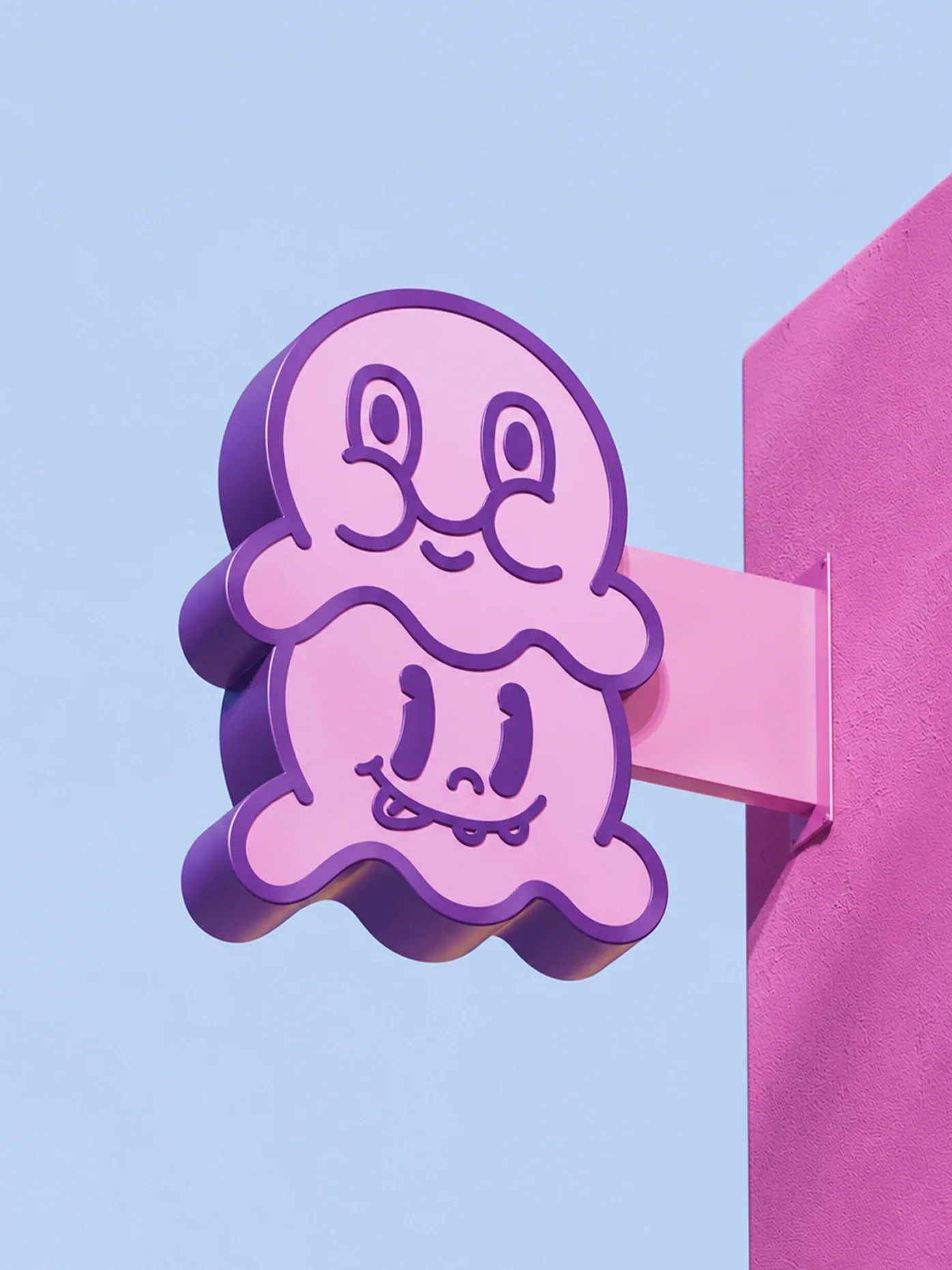 Munchies and Cream ice cream brand identity by Two26