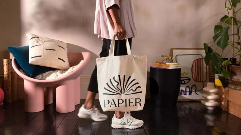 Papier brand identity by Ragged Edge