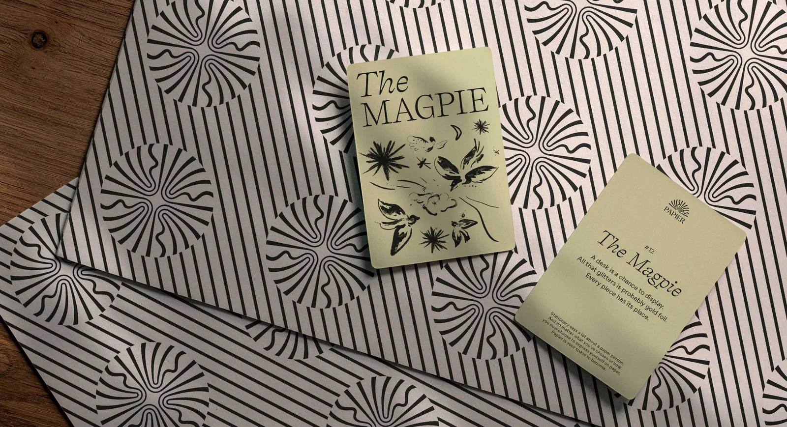 Papier brand identity design by Ragged Edge