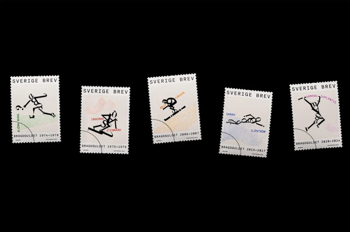 PostNord Bragdguldet brand identity by Bedow