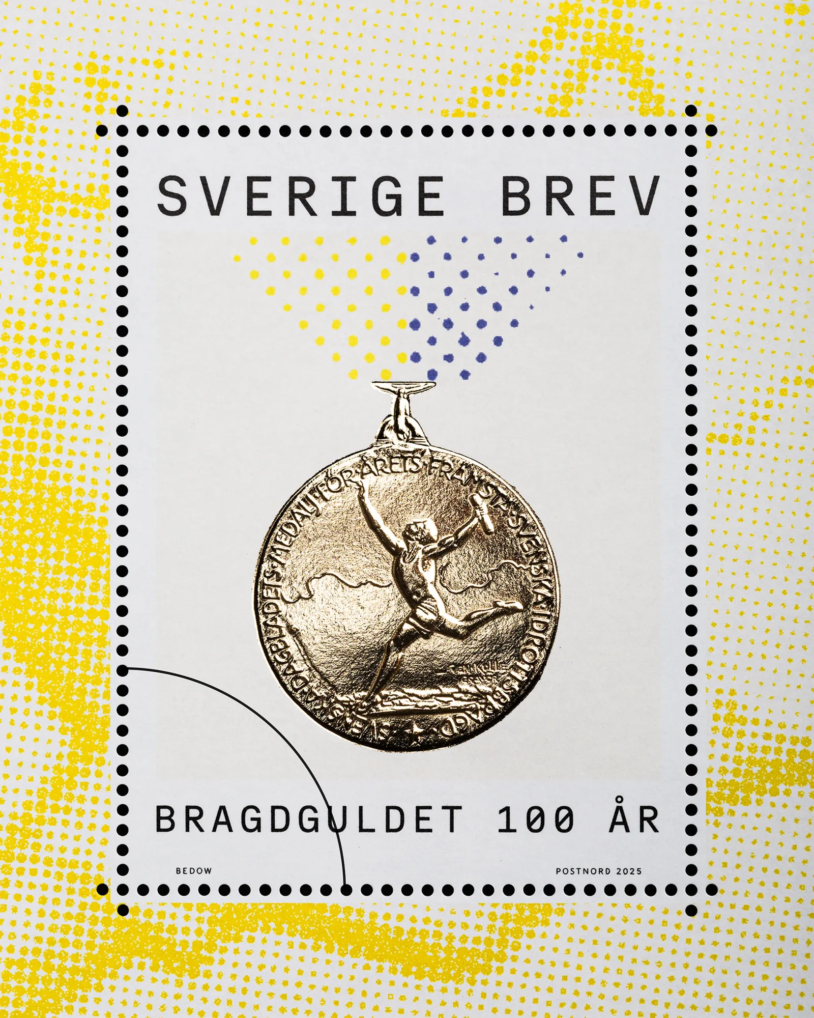 PostNord Bragdguldet stamps by Bedow