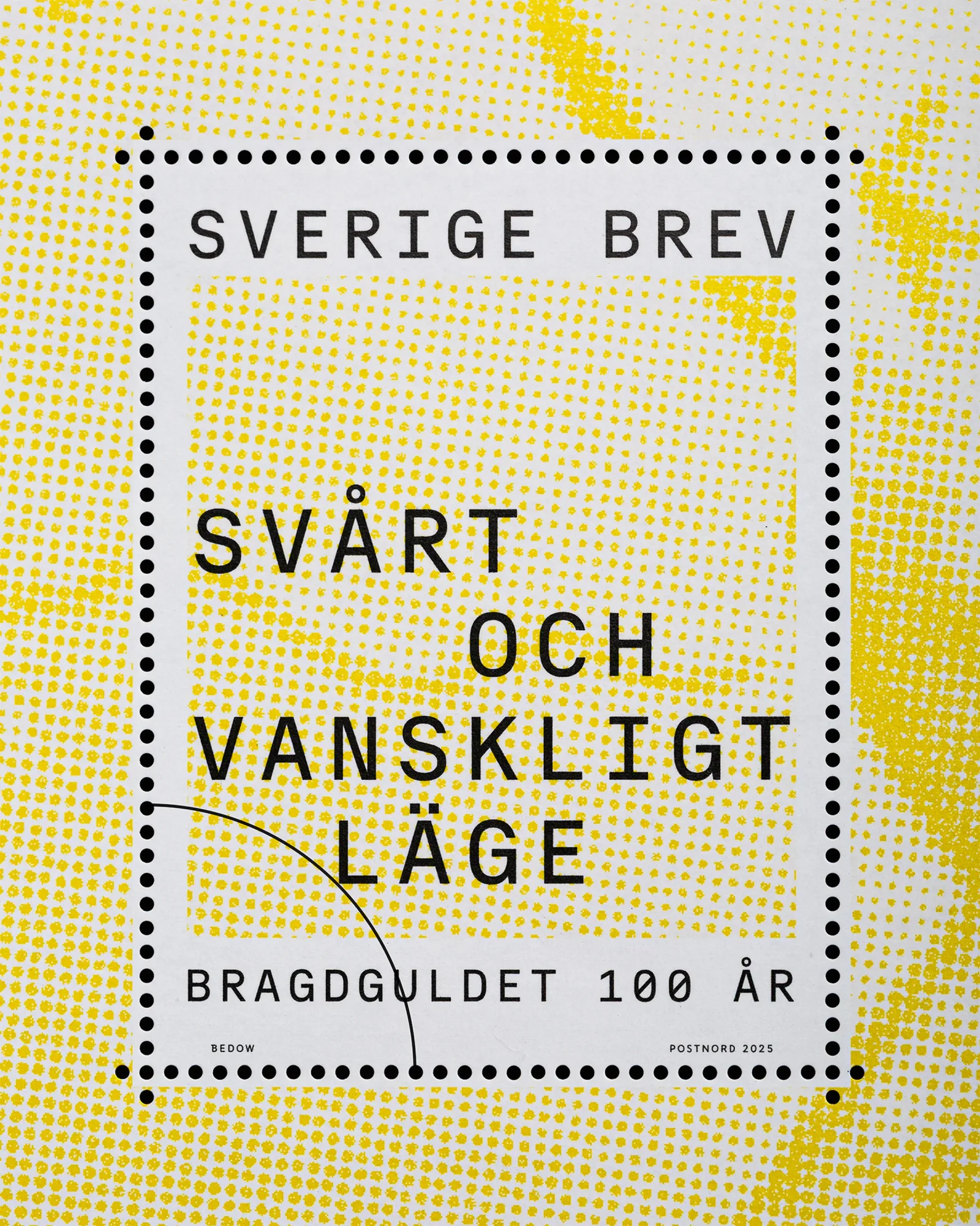 PostNord Bragdguldet stamps by Bedow