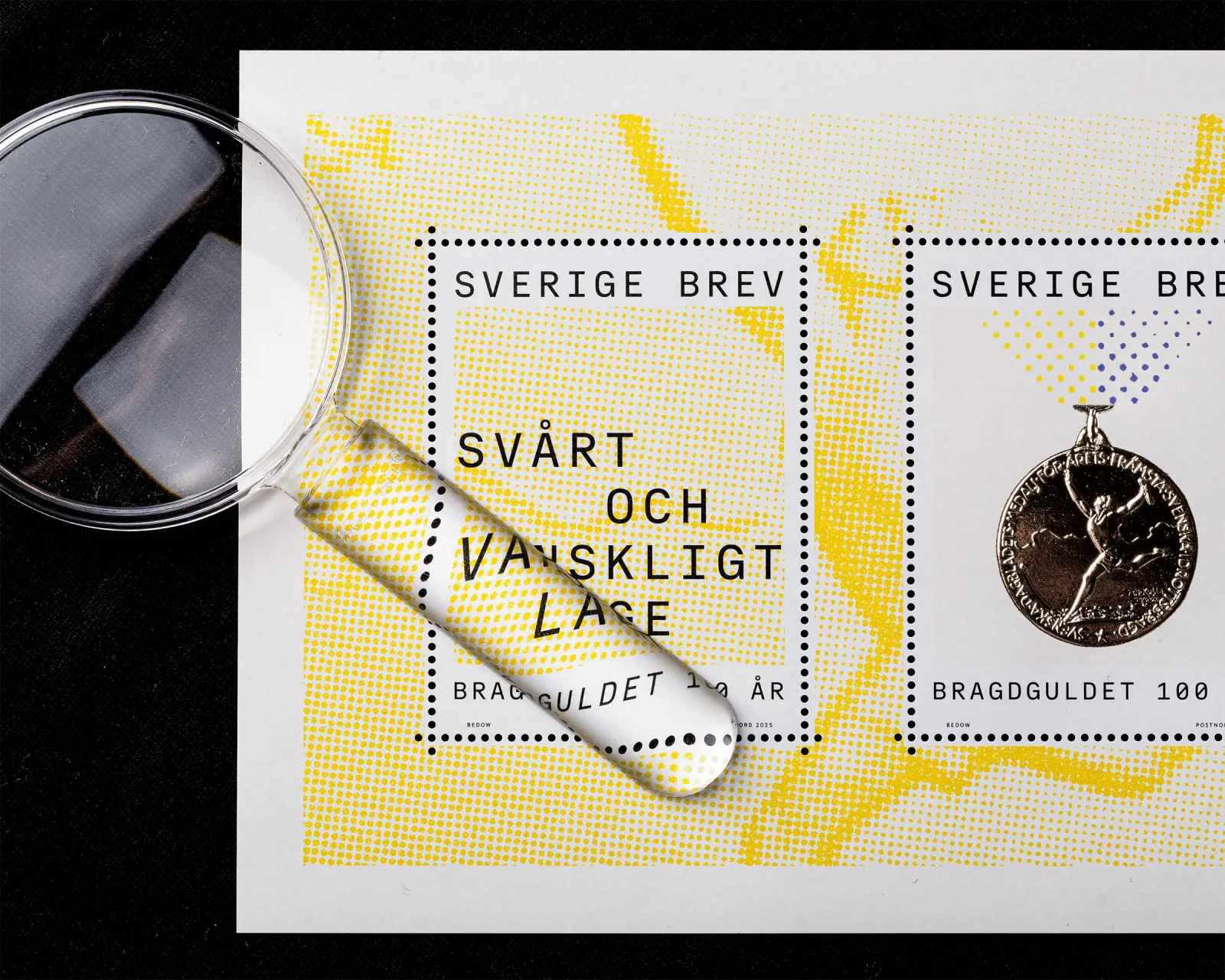 PostNord Bragdguldet stamps by Bedow
