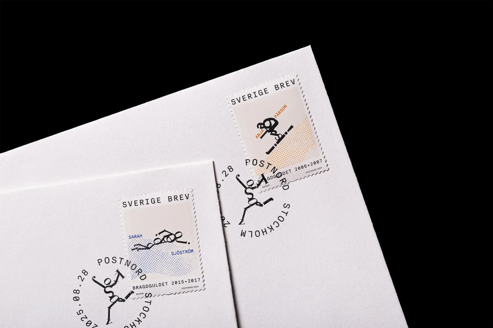 PostNord Bragdguldet stamps by Bedow