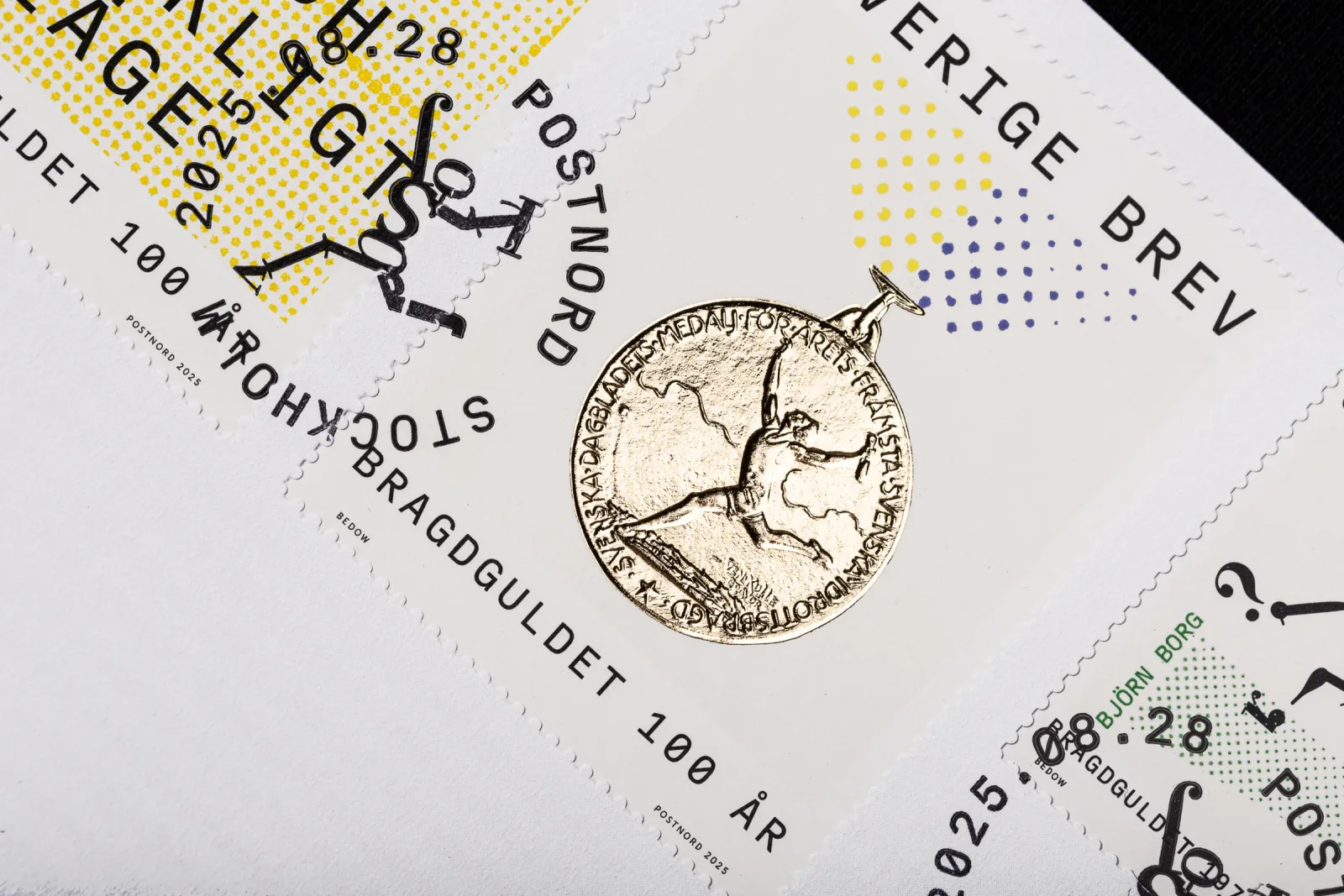 PostNord Bragdguldet stamps by Bedow
