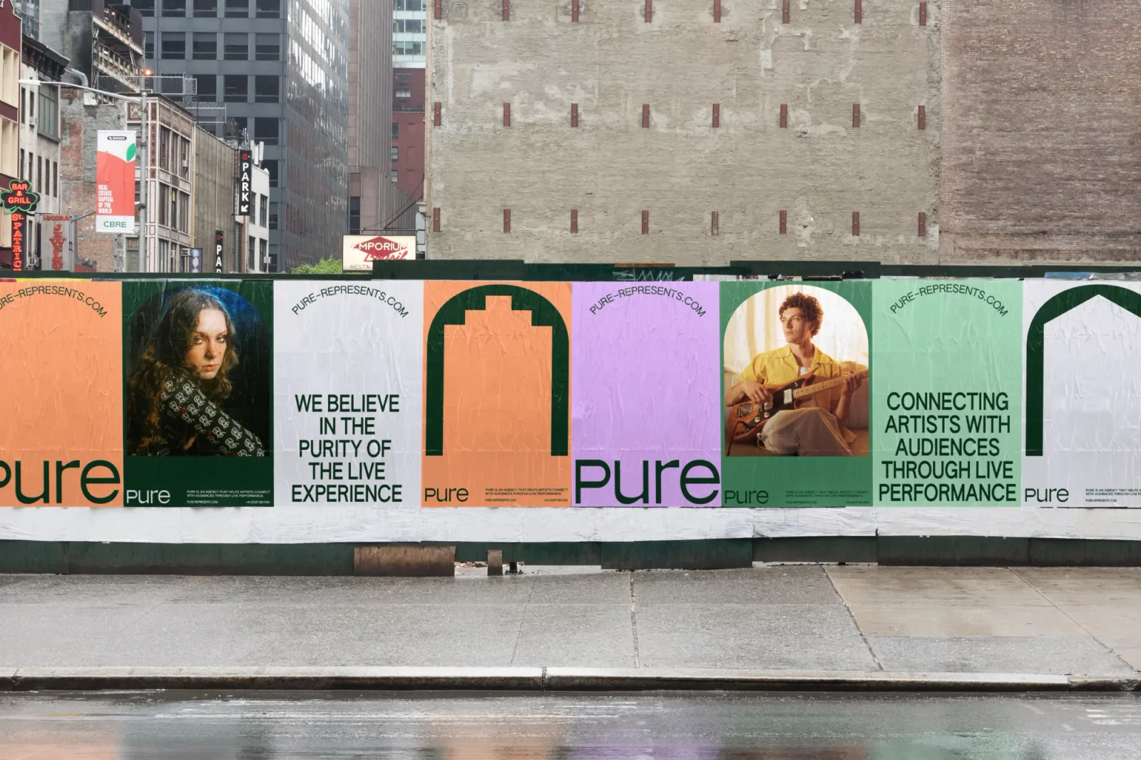 Pure brand identity design by Kiln