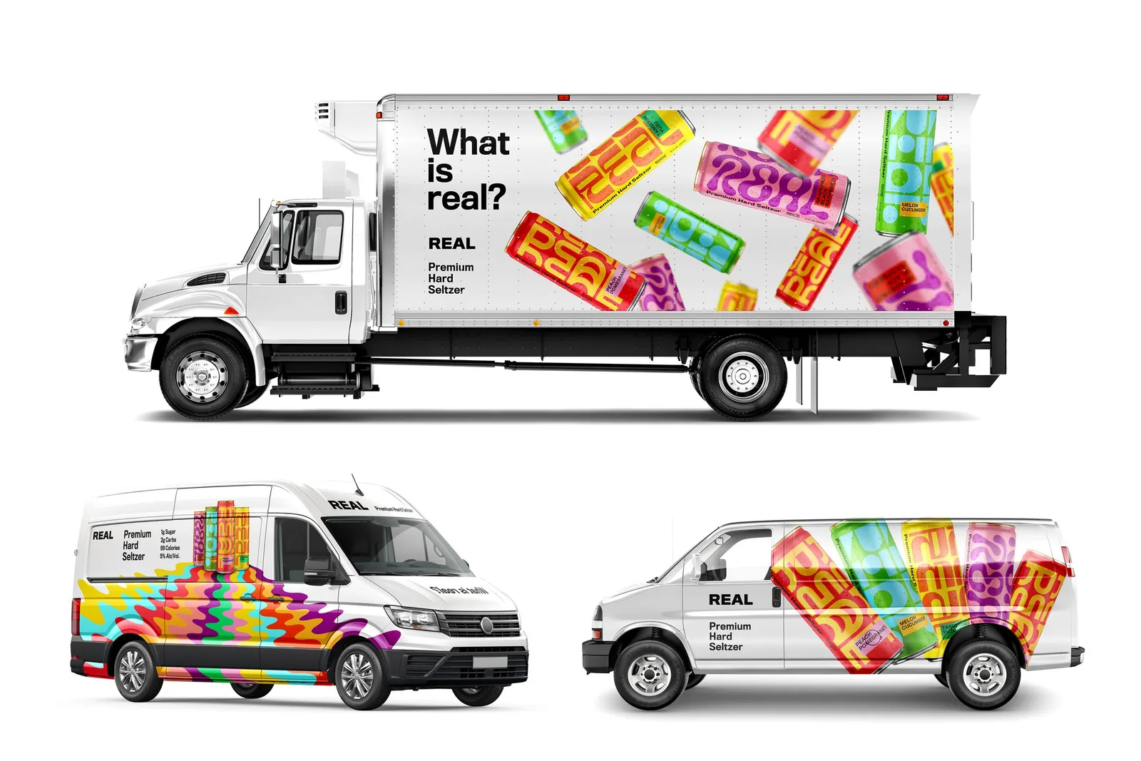 REAL Premium Seltzer brand identity design by Gold Lunchbox (3)
