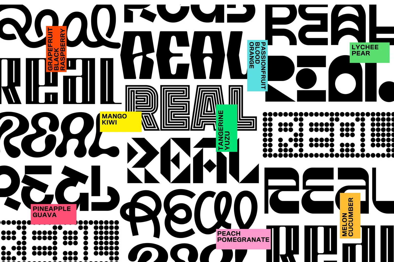REAL Premium Seltzer brand identity design by Gold Lunchbox (5)