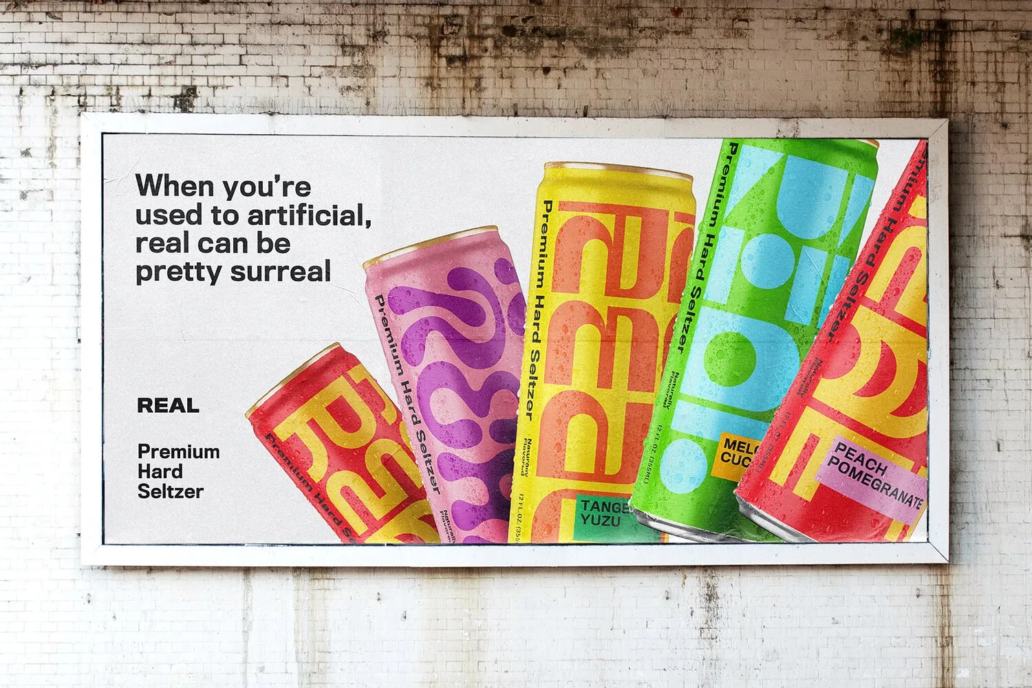 REAL Premium Seltzer brand identity design by Gold Lunchbox (6)