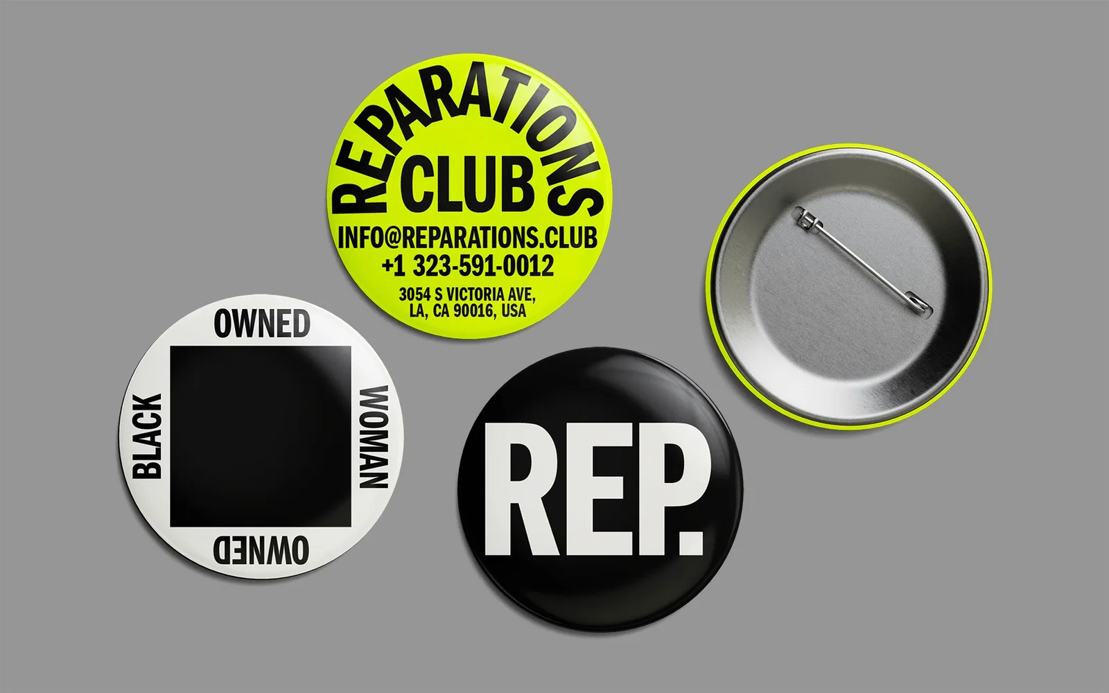Reparations Club brand identity design by Sometimes Always and Estúdio Daó (3)