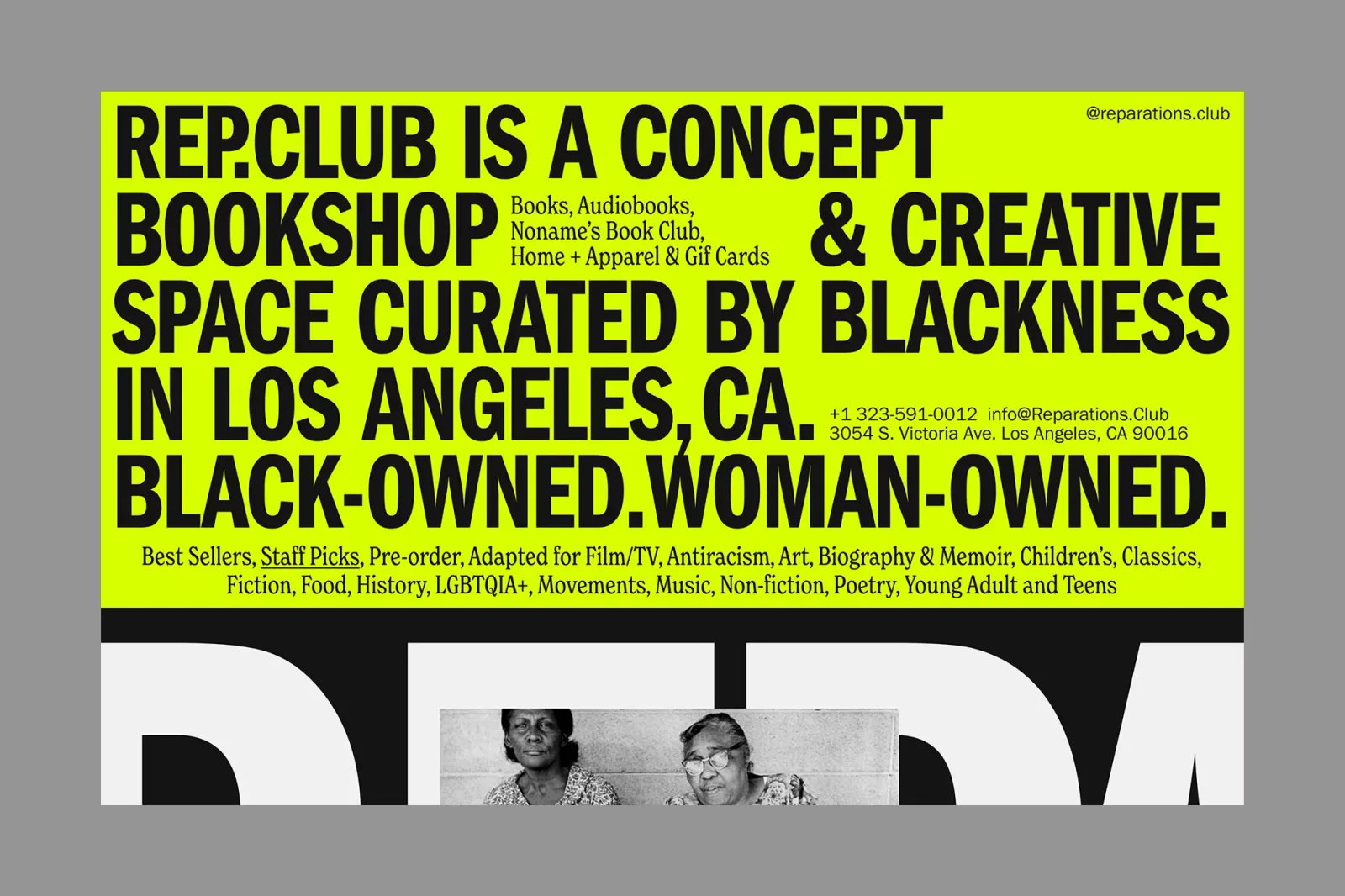 Reparations Club brand identity design by Sometimes Always and Estúdio Daó (5)